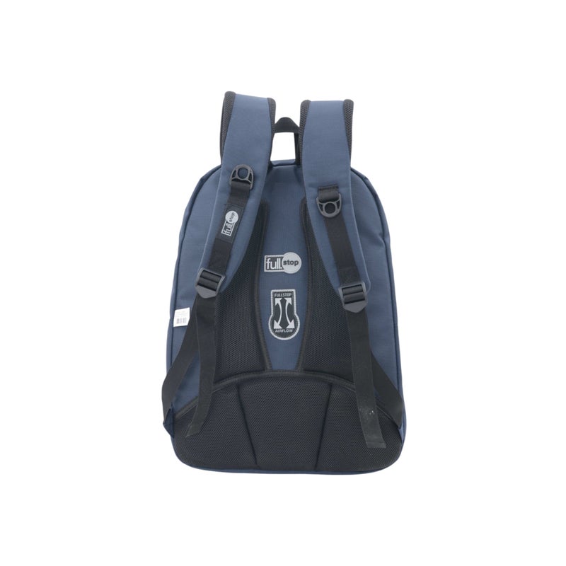 Full Stop Solid Navy School Backpack for Kids - Image 4